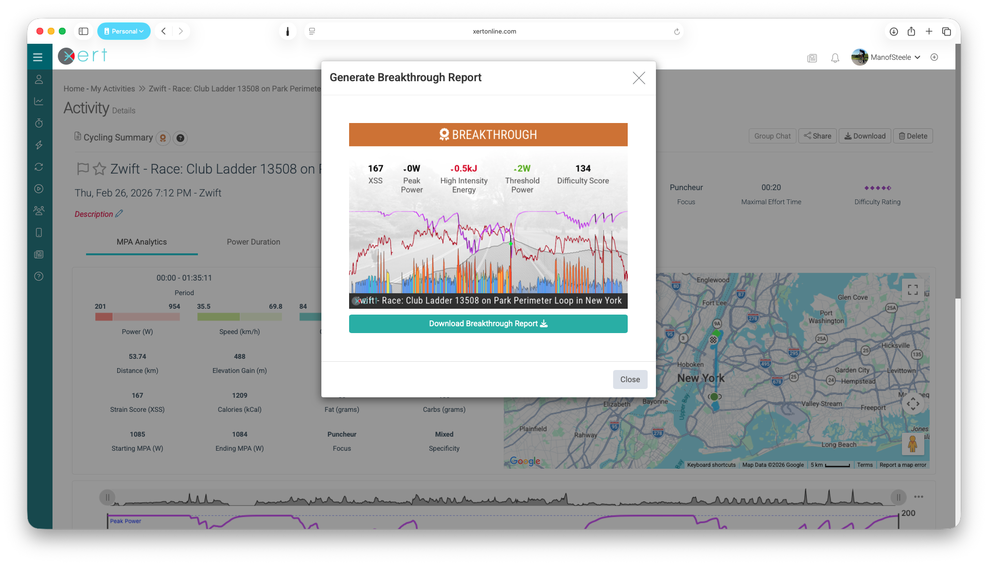 Generate Breakthrough Report